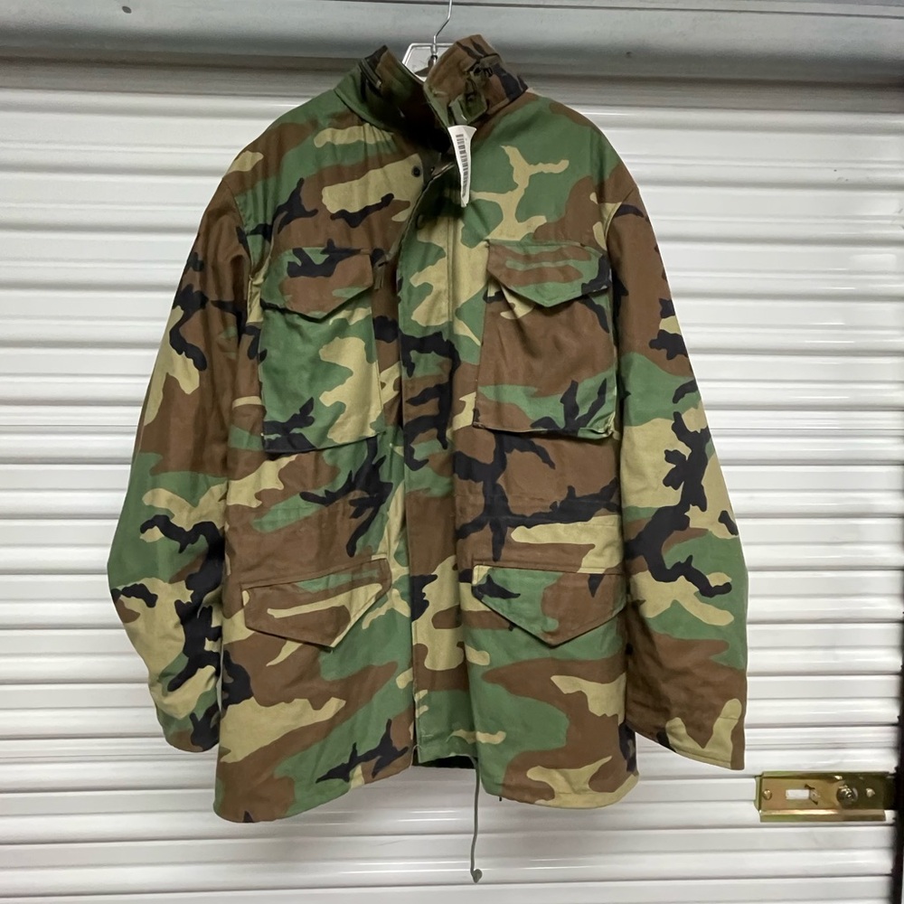 Military Cold Weather Field Camo Coat 8415-01-099-7836